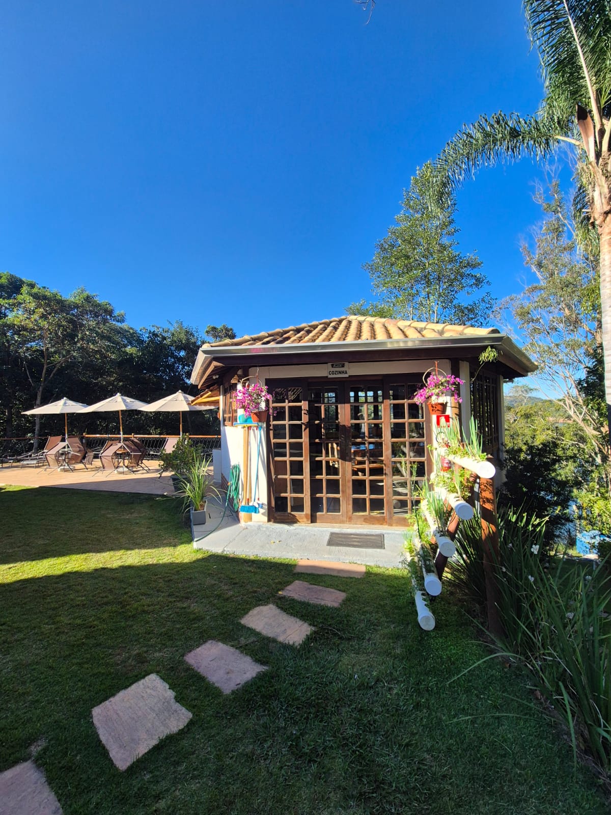 Fachada da cozinha compartilhada do Recanto Feliz